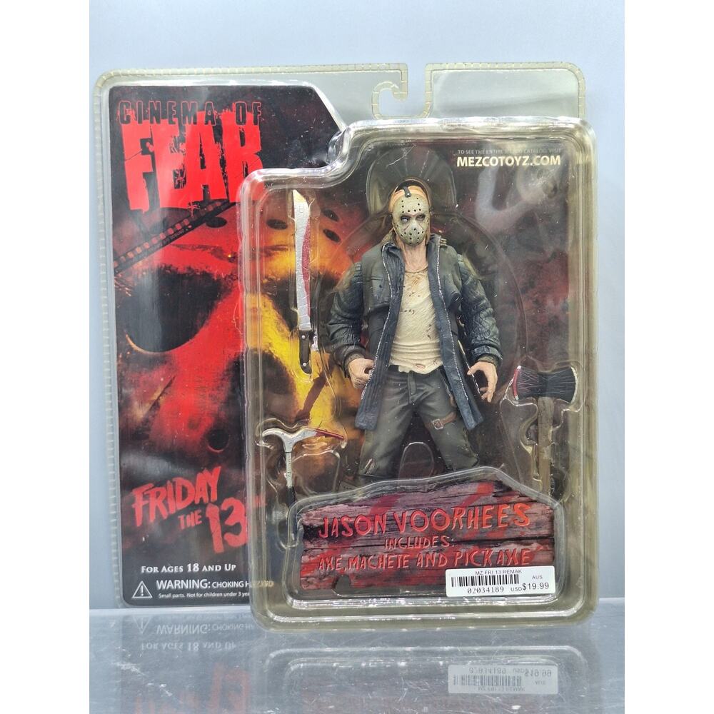 Mezco~Cinema of Fear~Friday 13th~Jason Voorhees Action Figure~NIB~2008